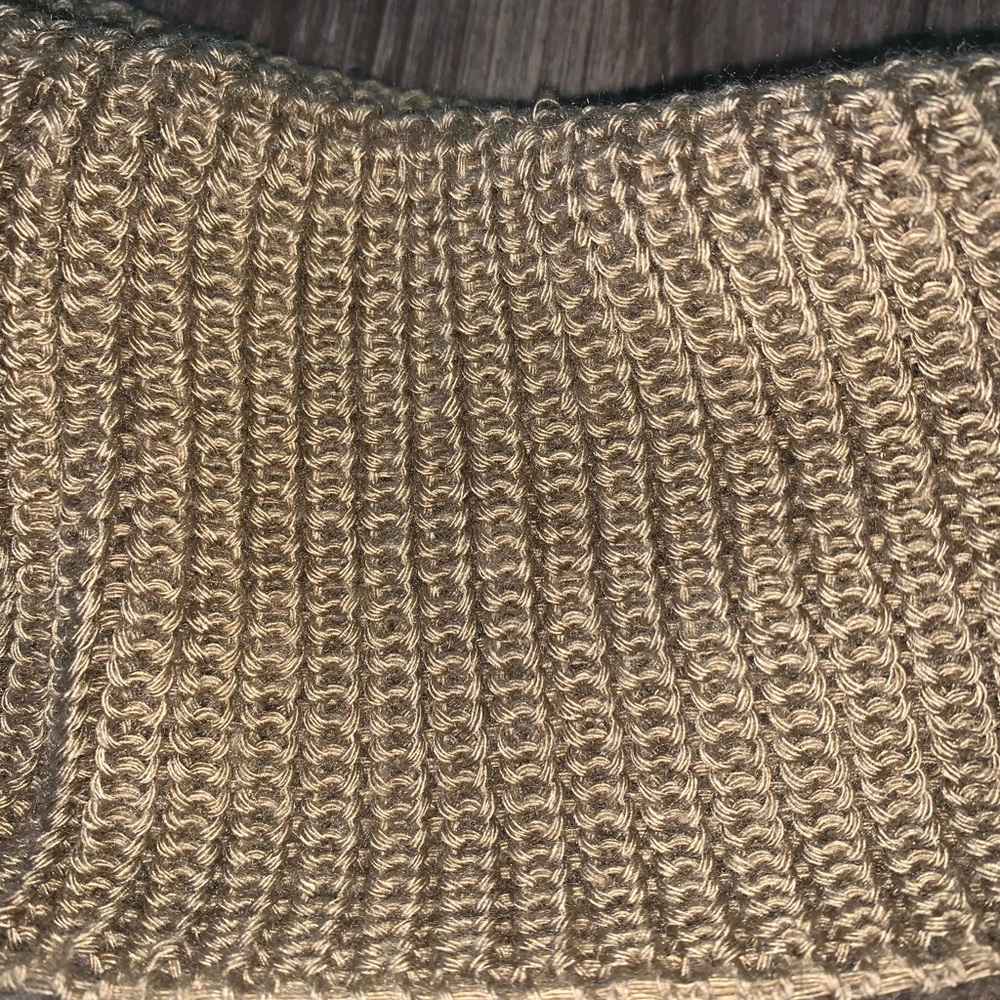 Tan Rabbit Fur Poncho - Picture 6 of 7